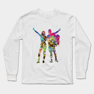 Couple Travelling Long Sleeve T-Shirt